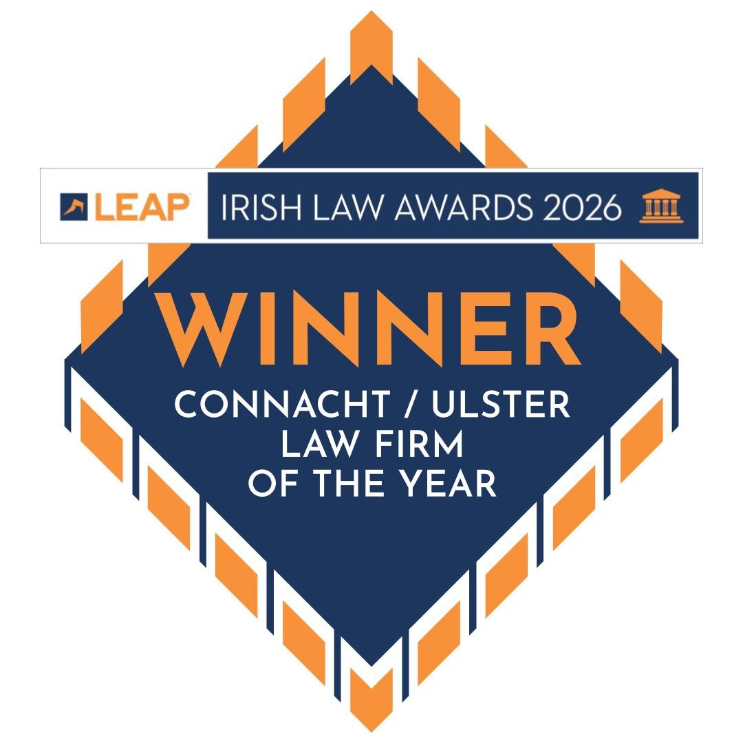 Irish Law Awards 2026 winner - Connacht / Ulster Employment Law Firm / Team / Lawyer of the Year
